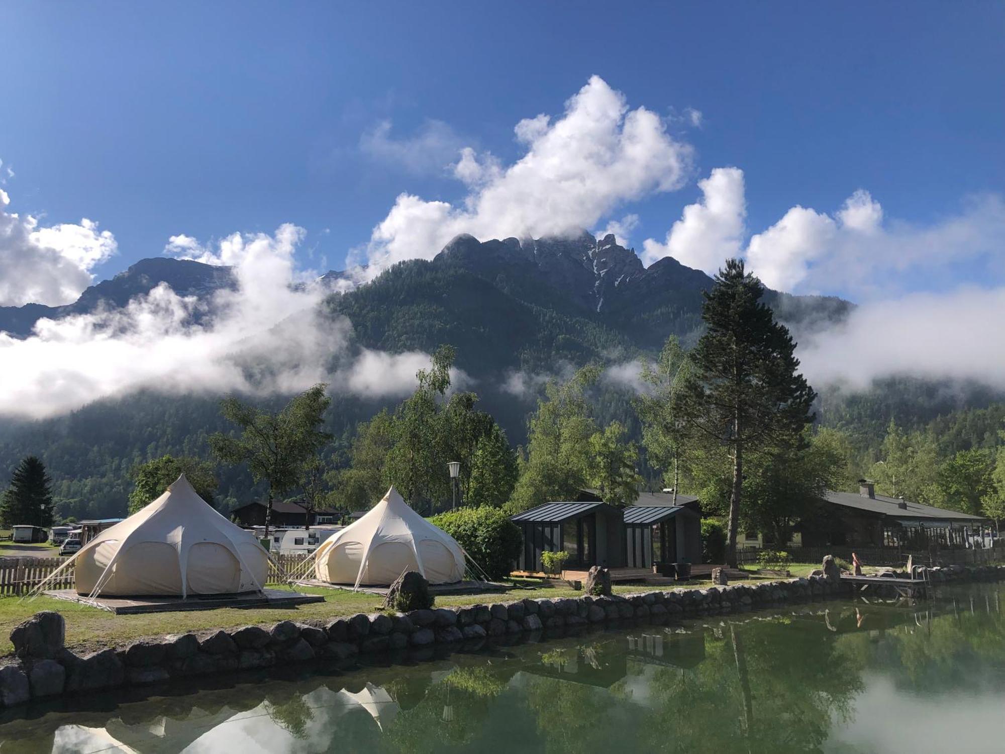 Hotel Camping & Ferienunterkuenfte Steinplatte Waidring Exterior foto